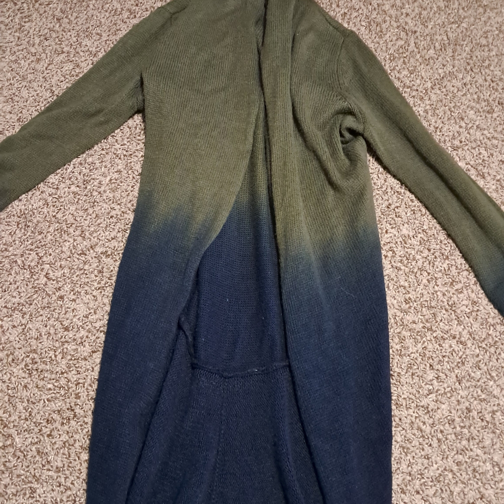 VENUS Olive and Navy Women's Cardigan